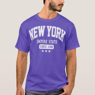 New York Empire State Athletic Design T-Shirt