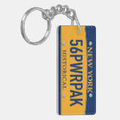 New York Empire State License Plate Art Custom Schlüsselanhänger (Vorderseite links)