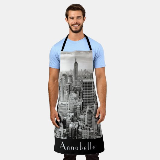 New York Empire State Personalize Schürze (Getragen)