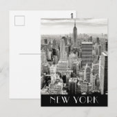 New York Empire State Postkarte (Vorne/Hinten)