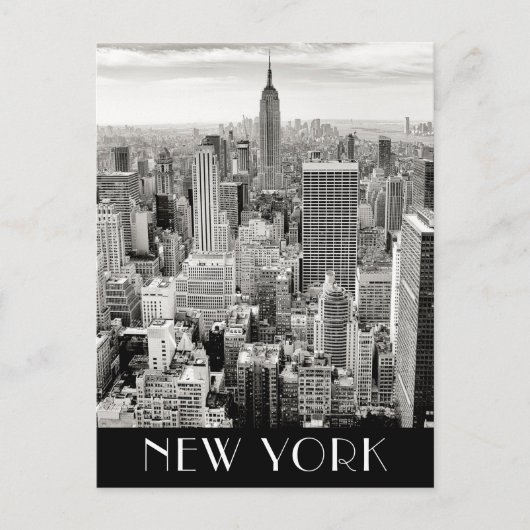 New York Empire State Postkarte (Vorderseite)
