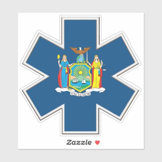 New York EMS Aufkleber (Blatt)
