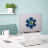 New York EMS Aufkleber (Laptop auf Schreibtisch)