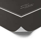 New York & Erie Railroad Org - Dunkel - Kontur Poster (Ecke)