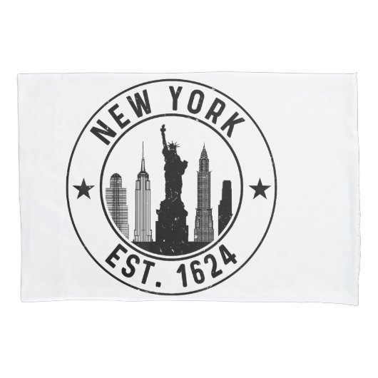 New York Est. 1624 New York City Lover Nyc Kissenbezug (Vorderseite)