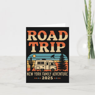New York Family Adventure Rv Camping Travel Road T Karte