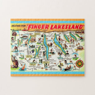 New York Finger Lakes 11x14 Puzzle