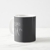 New York Finger Lakes Map Design Kaffeetasse (Vorderseite Links)