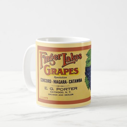 New York Finger Lakes Tasse (Vorderseite Links)