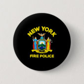 New York Fire Lice Department Firefighters Button (Vorderseite)
