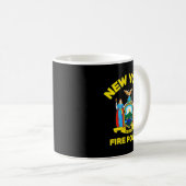 New York Fire Lice Department Firefighters Kaffeetasse (VorderseiteRechts)