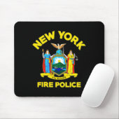 New York Fire Lice Department Firefighters Mousepad (Mit Mouse)