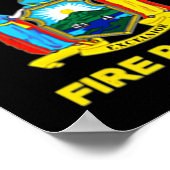 New York Fire Lice Department Firefighters Poster (Ecke)