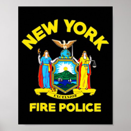New York Fire Lice Department Firefighters Poster (Vorne)