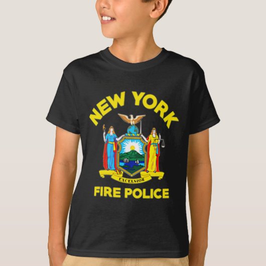 New York Fire Lice Department Firefighters T-Shirt (Vorderseite)