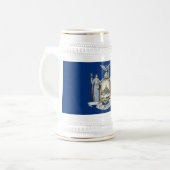 NEW YORK FLAG BIERGLAS (Vorderseite Links)