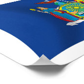 New York Flag Poster Print (Ecke)