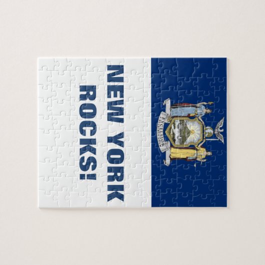 NEW YORK FLAG PUZZLE (Horizontal)
