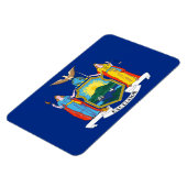 New York Flag, The Empire State, American Colonies Magnet (Linke Seite)