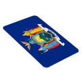 New York Flag, The Empire State, American Colonies Magnet (Rechte Seite)
