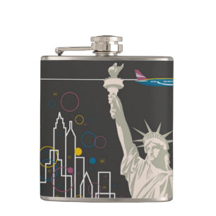 New York Flask Flachmann