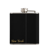 New York Flask NYC Souvenir Bull Statue Flask Flachmann (Rückseite)