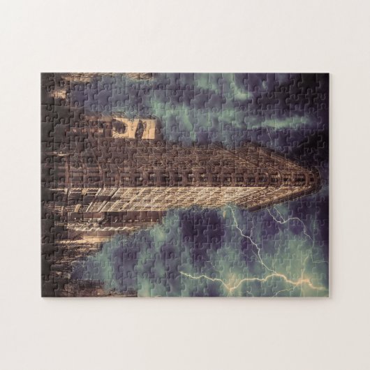 New York Flatiron Gebäude. Puzzle (Horizontal)