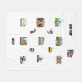 New York Fleecedecke (Vorderseite (Horizontal))