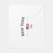 New York Fleecedecke (Vorderseite)