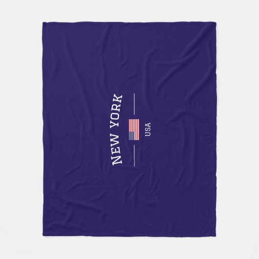 New York Fleecedecke (Vorderseite)