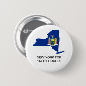 NEW YORK FOR KATHY HOCHUL GOVERNOR BUTTON (Vorne & Hinten)