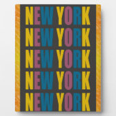 New York Foto Plaque Fotoplatte (Vorderseite)