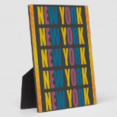 New York Foto Plaque Fotoplatte (Seite)