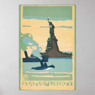 New York - Freiheitsstatue (1916) Poster