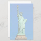 New York, Freiheitsstatue Briefpapier (Vorne/Hinten)
