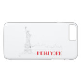 New York, Freiheitsstatue Cool Case-Mate iPhone Hülle (Rückseite (Horizontal))