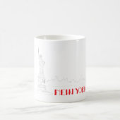 New York, Freiheitsstatue Cool Kaffeetasse (Mittel)