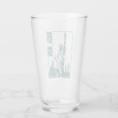 New York - Freiheitsstatue Glas (Rückseite)