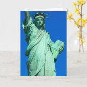 New York, Freiheitsstatue Karte (Gelbe Blume)
