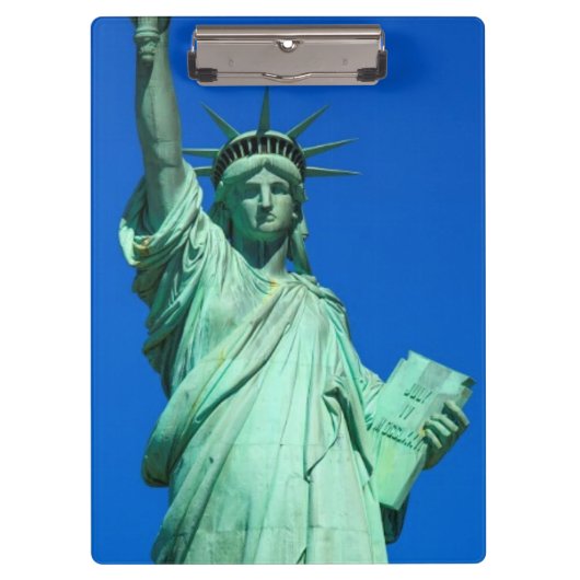 New York, Freiheitsstatue Klemmbrett (Vorderseite)