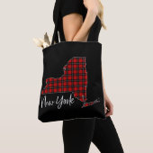 New York Frohe Weihnachten Ugly Weihnachtskraut Tasche (Von Nahem)