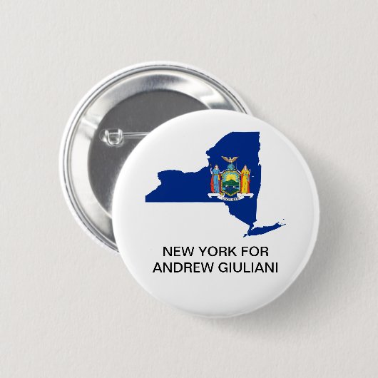 NEW YORK FÜR ANDREW GIULIANI GOVERNOR BUTTON (Vorne & Hinten)