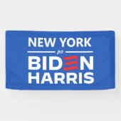 New York für Biden Harris Banner (Horizontal)