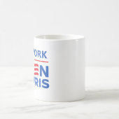 New York für Biden Harris Kaffeetasse (Mittel)