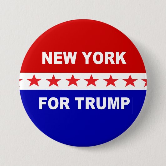 New York für Trump Button (Vorderseite)
