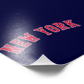 New York gegen Boston-Rivalen Fotodruck (Ecke)