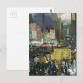New York - George Bellows Postkarte (Vorne/Hinten)