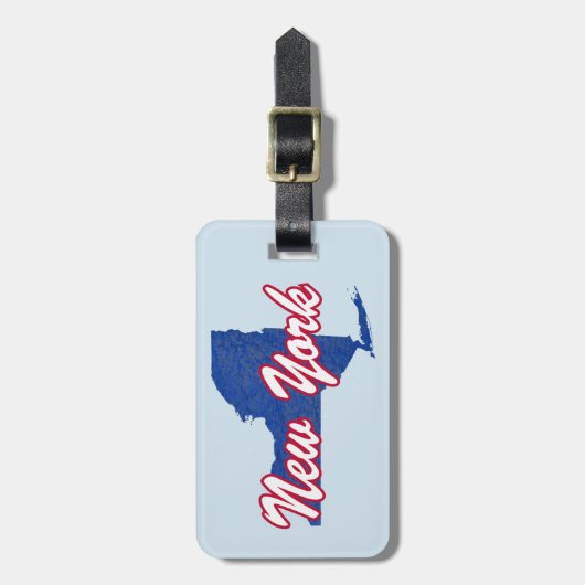 New York Gepäckanhänger (Vorderseite vertikal)