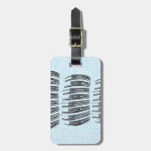 New York Gepäckanhänger (Vorderseite vertikal)