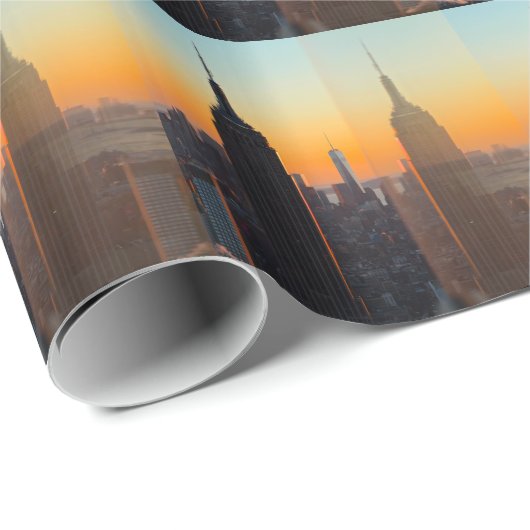 New York Geschenkpapier (Rolleneckpunkt)